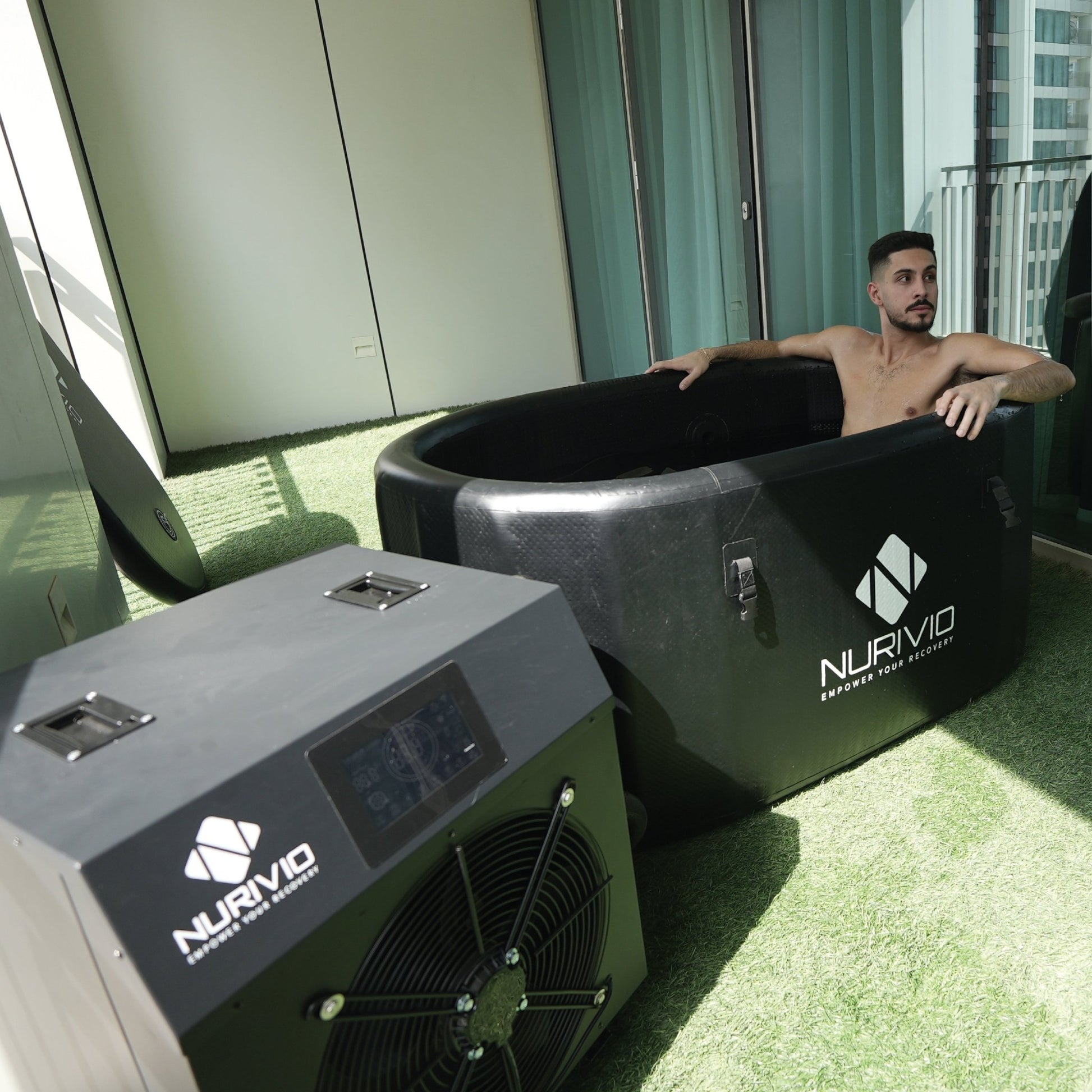 Nurivio ChillPRO™ - Oval Ice Bath & Chiller - Nurivio